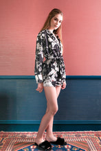 Load image into Gallery viewer, Lia Long Sleeve Top - Black Pink Floral