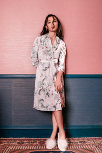 Demi Floral Robe - Pink