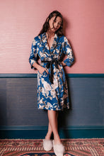 Load image into Gallery viewer, Demi Floral Robe - Blue